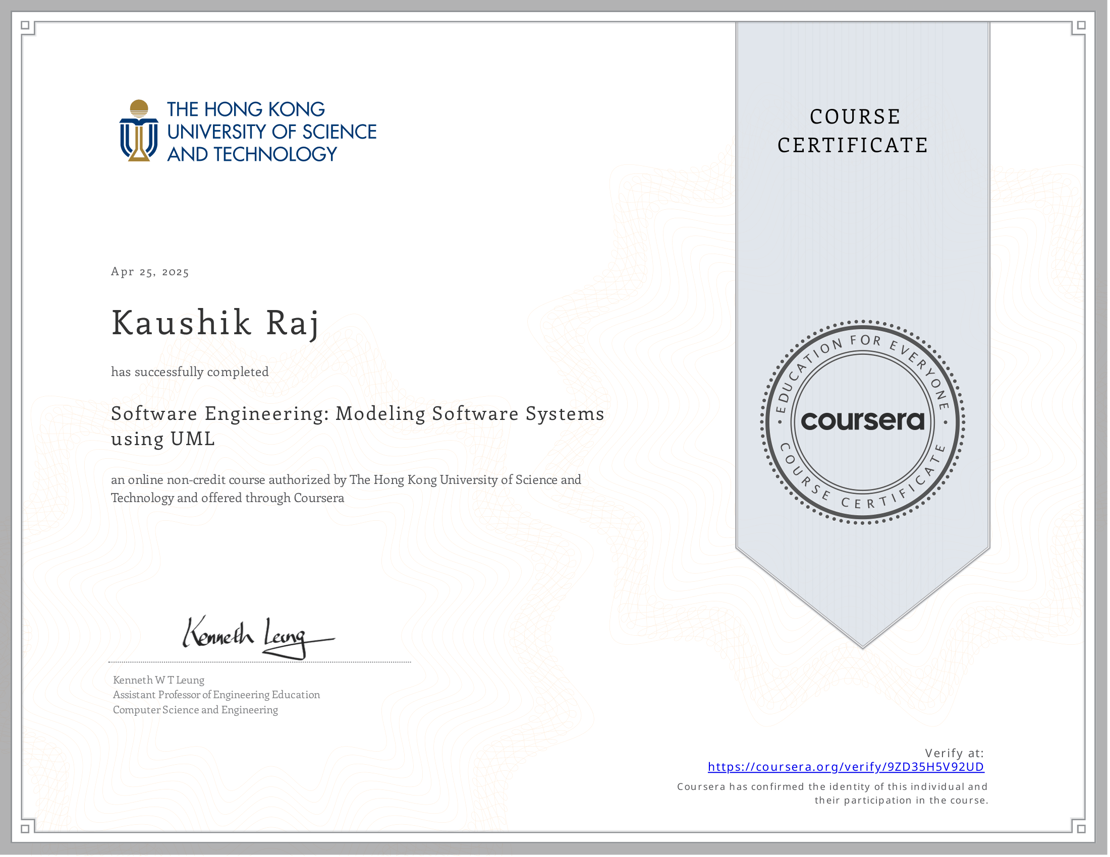 Software Engineering - Modeling Software Systems using UML